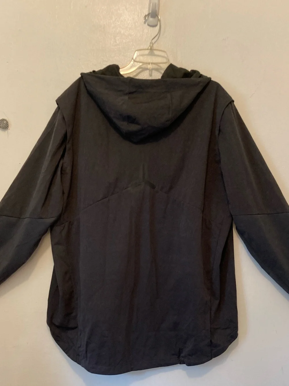 Nike Black/ Grey Hooded Windbreaker Parka NWT. - Picture 2 of 3